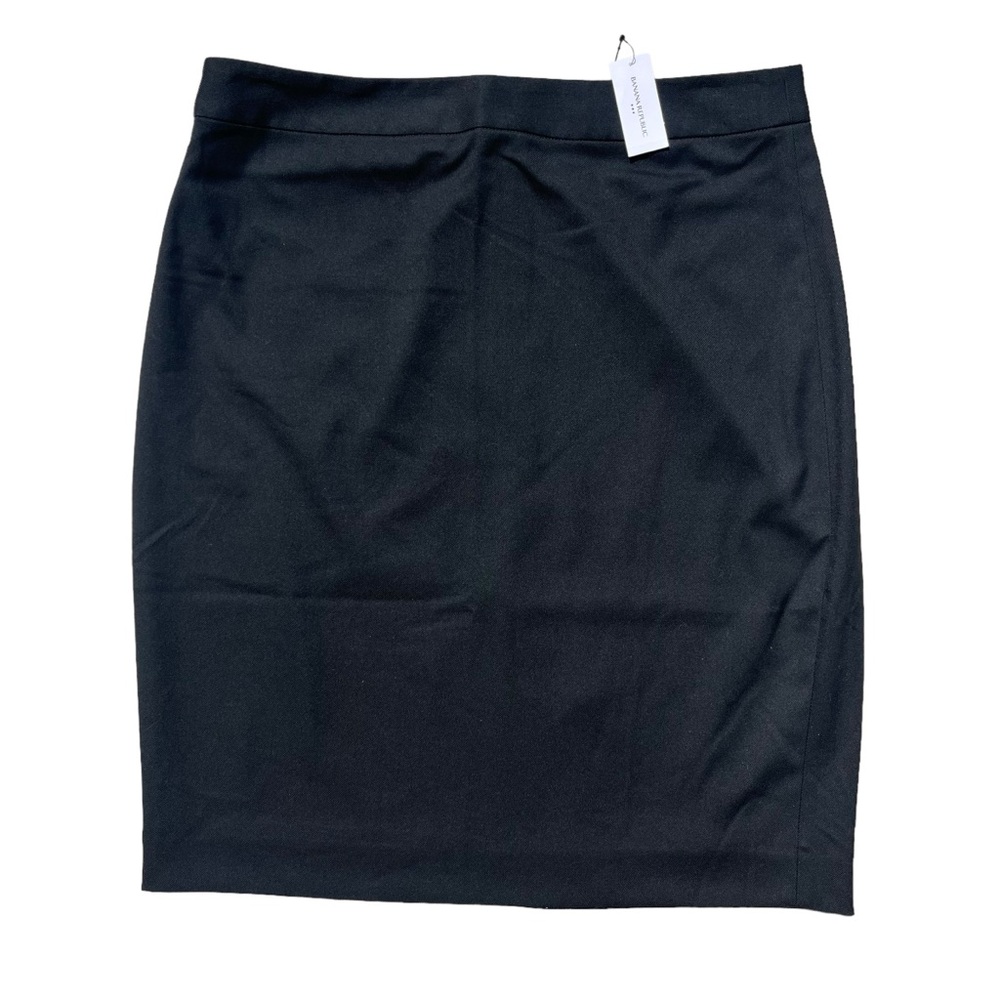 Banana Republic Women’s Sz 10 Black Lined Classic Straight Pencil Skirt New Tags